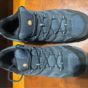 Merrell Black and Blue Hiking Shoes